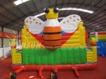 Industrious Bees Theme Inflatable Fun World , 0.9mm PVC Blow Up Playground