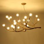 Living room Bedroom Wooden Tree Branch decorative lustre pendant home Chandelier
