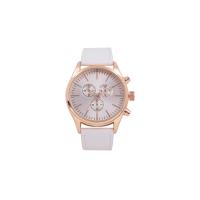 Buy cheap High End Mens Chronograph Watches Leather Band , White Chronograph Watch product