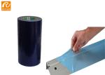 Transparent Blue Protective Film , Metal Sheet PE Protective Film 50 um
