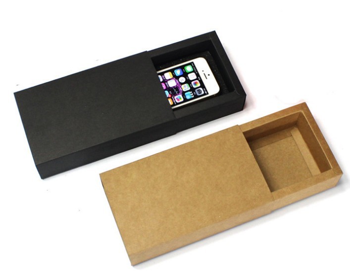 flat color paper mobile phone case box luxury black cell phone shell packaging paper box cell phone cover paper box