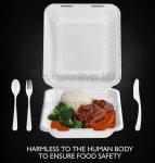 microwave safe cute lunch box plastic food cantainers, 100% biodegradable clear