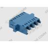 Buy cheap Duplex Singlemode LC-LC OS1 Quad Coupler Ceramic Fiber Optic Adapters from wholesalers