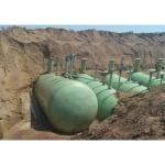 500 Gallon Water Filter FRP Horizontal Tank Filament Winding Cylindrical