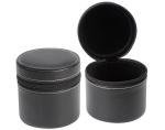 Round Leather Watch Travel Case With Zipper , Black Mens Watch Cases Jewelry Box