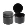 Buy cheap Round Leather Watch Travel Case With Zipper , Black Mens Watch Cases Jewelry Box from wholesalers