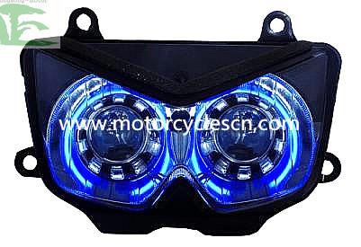 Motorcycle Parts 08-12KAWASAKI-NINNJA ZX250R Head Light HID Drag Racing Original