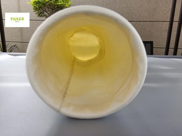 Buy cheap Acrylic 550GSM Polyester Filter Bag For Dust Collector Alkaline Resistant from wholesalers