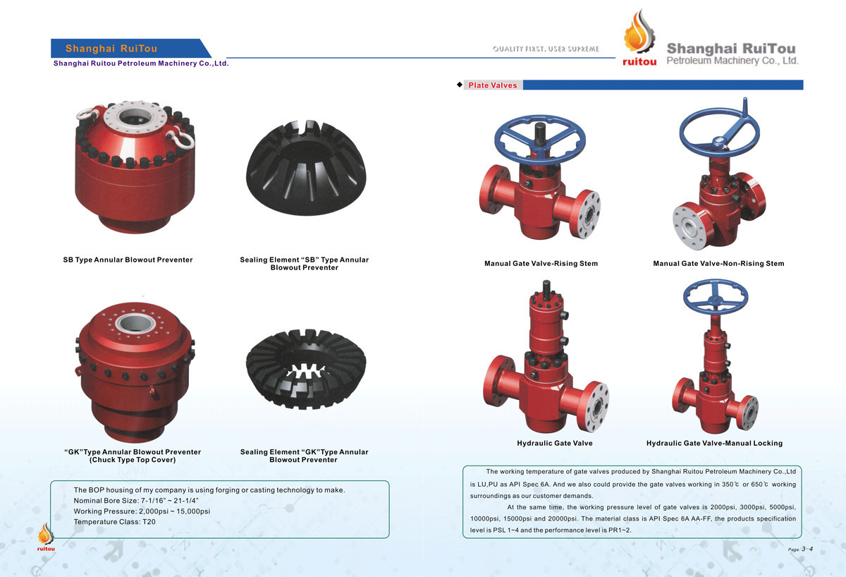 API 16A Forging Type 13-5/8" 15000psi Annular BOP/Blowout Preventer