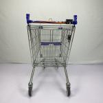 Octagonal Foot Steel Metal Shopping Trolley Cart Customized European Style