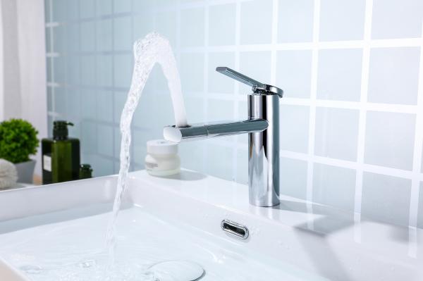 Buy cheap Polish Chrome Single Hole Bathroom Faucet With Pop Up Drain from wholesalers