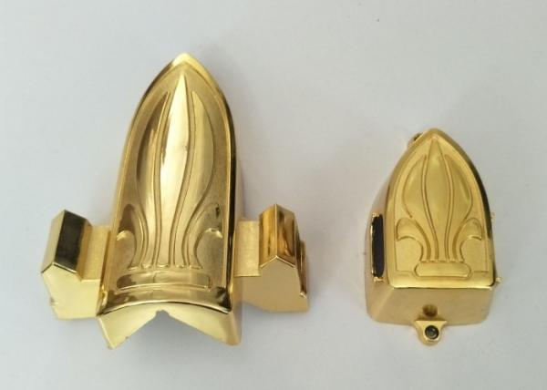 Buy cheap Religious Small Coffin Accessories , Honored Gold Coffin Corners from wholesalers