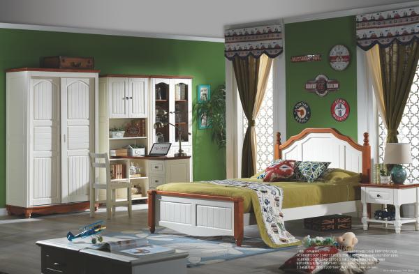 Buy cheap luxury teenagers solid wood bed room set furniture from wholesalers