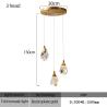 Buy cheap Nordic diamond chandelier Luxury Crystal Light New Design Gold staircase chandelier(WH-CY-215) from wholesalers