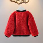 110cm 43in Girls Three Dimensional Winter Coat With Bow Jacket children