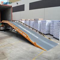 Buy cheap Europe Style Container Yard Ramp 10 Ton Steel Panel Non Slip Foldable product