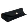Buy cheap Black PU Handmade Portable 17.2CM Spectacle Case Leather Glasses Case from wholesalers