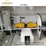 PVC edge banding straight full automatic edge banding machine KC307P with pre