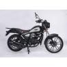 Buy cheap CDI Ignition 125cc Street Legal Motorcycle Stable Durable Frame Black Color from wholesalers