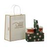 Buy cheap Hand Length Handle Sealing Kraft Bag Paper Shopping Bags With Logo For Milk Customized from wholesalers