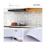 Korean Design Waterproof Textured Wallpaper for Mosaic Ceramic Tile Brick PVC