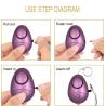 Buy cheap SOS Keychain 140DB 110mA Super Cute Personal Safety Alarm For Elderly Women Men Children from wholesalers