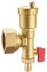 6019 Brass End Piece With G1" Felxible Female Nut For Hot Forged Supply Manifold