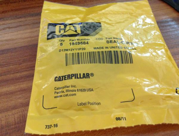 Buy cheap CAT-parts generator parts 1949584 Seal-o-ring from wholesalers