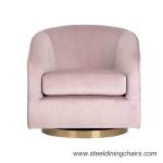 Velvet Upholtetered Contracted 1 Seater Sofa