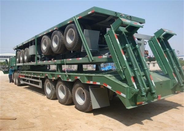 Buy cheap Gooseneck Lowboy 3 Axle 50T 60T 100T Lowbed Trailer Truck from wholesalers