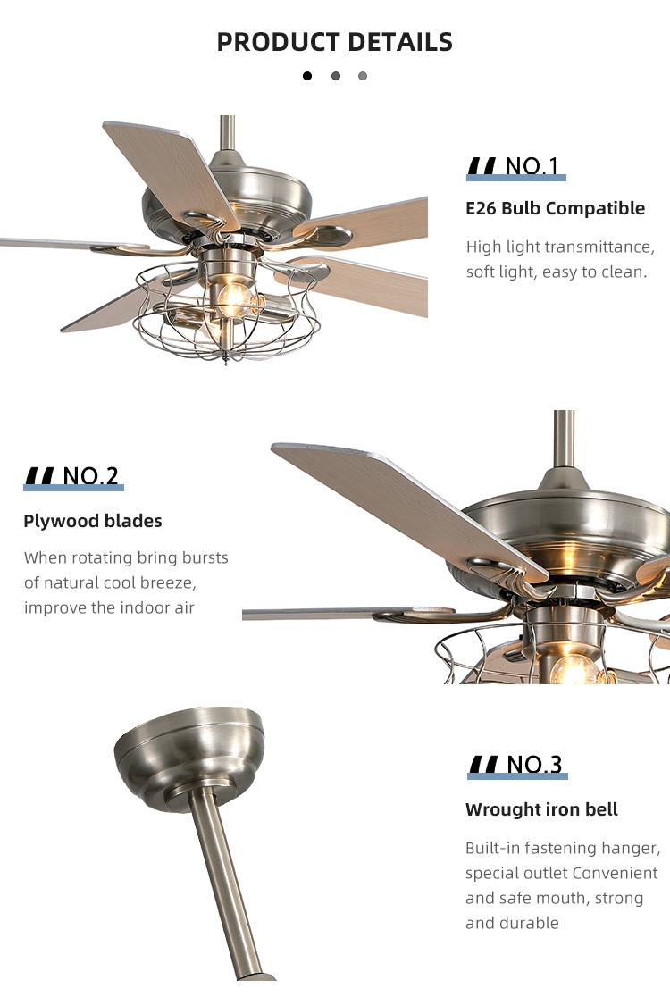 2000 Lumen Crystal Ceiling Light Fan With Remote