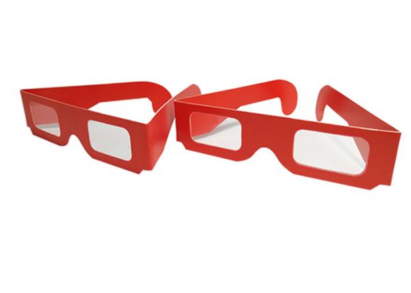 Buy cheap Custom Logo Paper 3D Glasses / Cardboard Three Dimensional Glasses from wholesalers