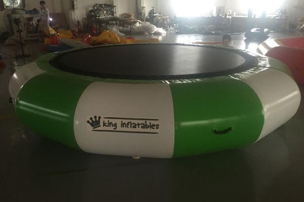 Buy cheap Custom Commercial Inflatable Water Trampoline Toys Floating Jumping Bed from wholesalers