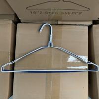 Buy cheap Steel Wire Dress Shirt Hangers , Dry Cleaner Slim Clothes Hangers Size Optional product