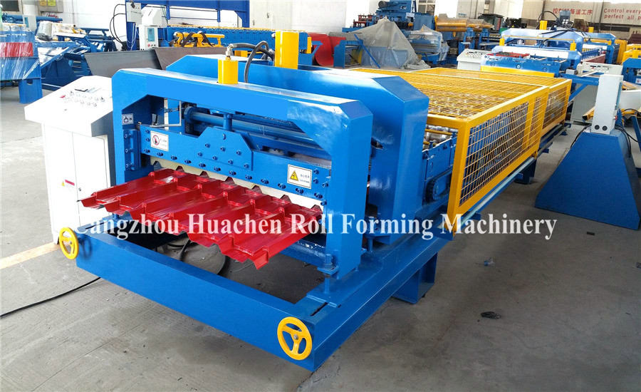 380v 50hz 3 Phases Cold Roll Forming Machine / Machinery For Roof Sheet
