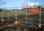 Hot Dipped Galvanised Outdoor Temp Fence Panels For 3mm / 4mm Wire Dia