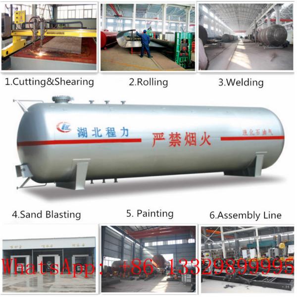 Buy cheap CLW brand 80m3 surface LPG gas storage tank for sale, hot sale 32metric tons bulk surface lpg gas storage tank from wholesalers