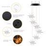 Buy cheap 2V 100mA Color Changing Solar Wind Chime Lights from wholesalers