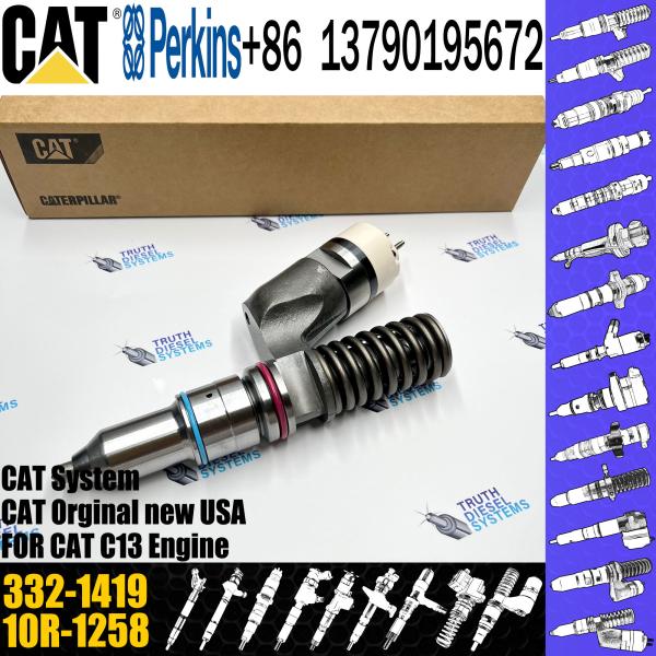 Buy cheap Excavator parts common rail injector 332-1419 10R-1258 317-5278 212-3465 for C13 diesel engines from wholesalers