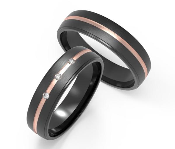 Buy cheap Matte Glossy Wedding Titanium Ring Engagement Titanium Couple Ring from wholesalers