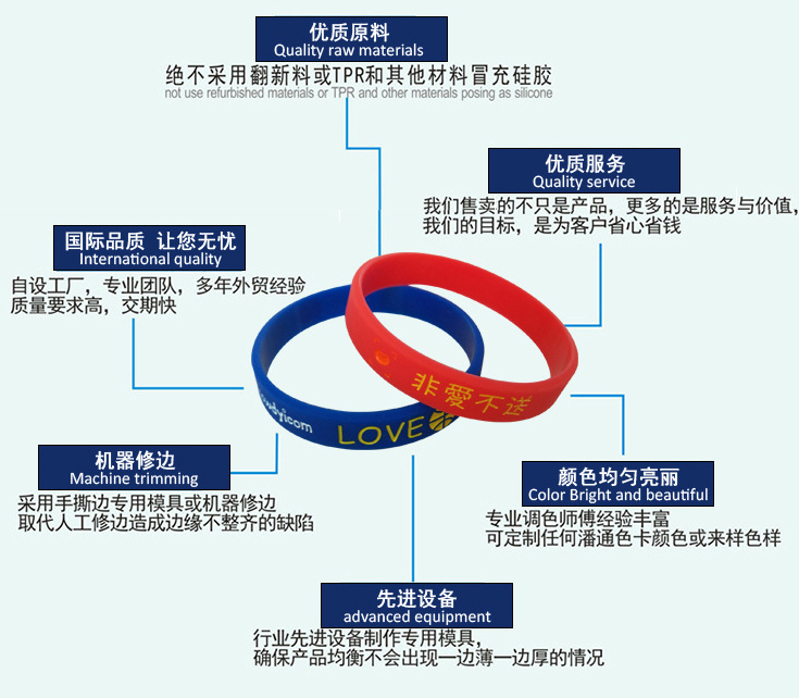 Silicone bracelet 