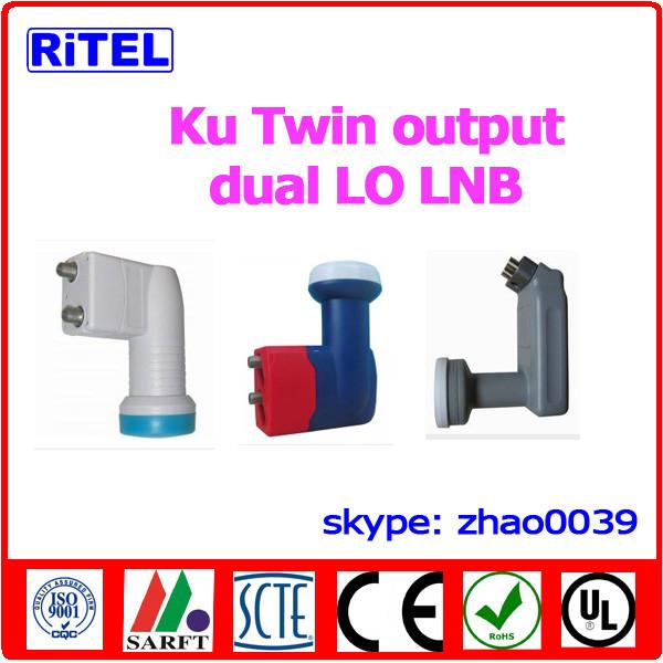 Buy cheap Ku-band 2-port output LNBF, single LO and dual LO available from wholesalers