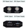 Buy cheap RG-59 Cable 24V F970 D28S Battery 100M SDI To HDMI Audio Video Converter from wholesalers