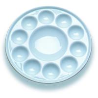 Buy cheap 10 Wells Paint Mixing Palette Art Paint Set , Round Porcelain Watercolour product