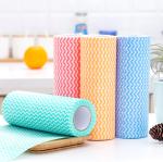 Biodegradable 20% Pp 80% Wood Pulp 60gsm Disposable Rags Cloth 15x23cm