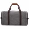 Buy cheap Washable Canvas Travel Duffel Bags Grey / Pink / Sliver Colors W31*D16*H44cm from wholesalers