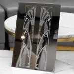 Color Stainless Steel Etching Plate For Elevator Decoration Or Luxury Doors