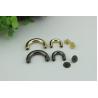 Buy cheap Customized 3 size of 10 mm/15 mm/20 mm zinc alloy light gold metal bag arch bridge made in China from wholesalers
