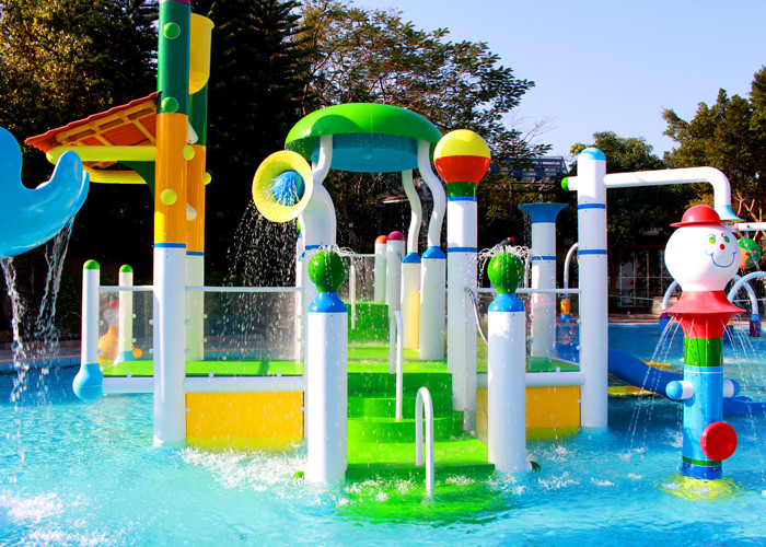 Community Spray Water Park Equipment Small Splash Pad Diameter 0.9X1.4m Size
