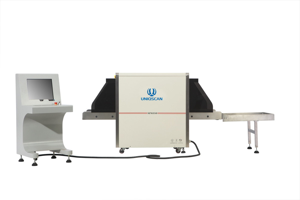 650 × 500 Mm Tunnel Size X Ray Baggage Security Scanner 40AWG Wire Resolution X Ray Baggage Inspection System Machine
